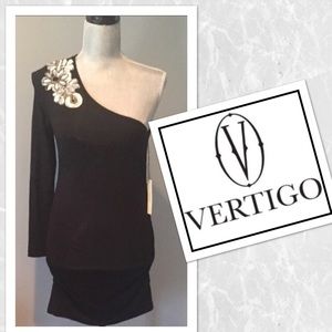 Designer Vertigo Paris A-symmetrical dress